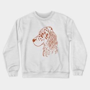 English Setter (White and Brown) Crewneck Sweatshirt